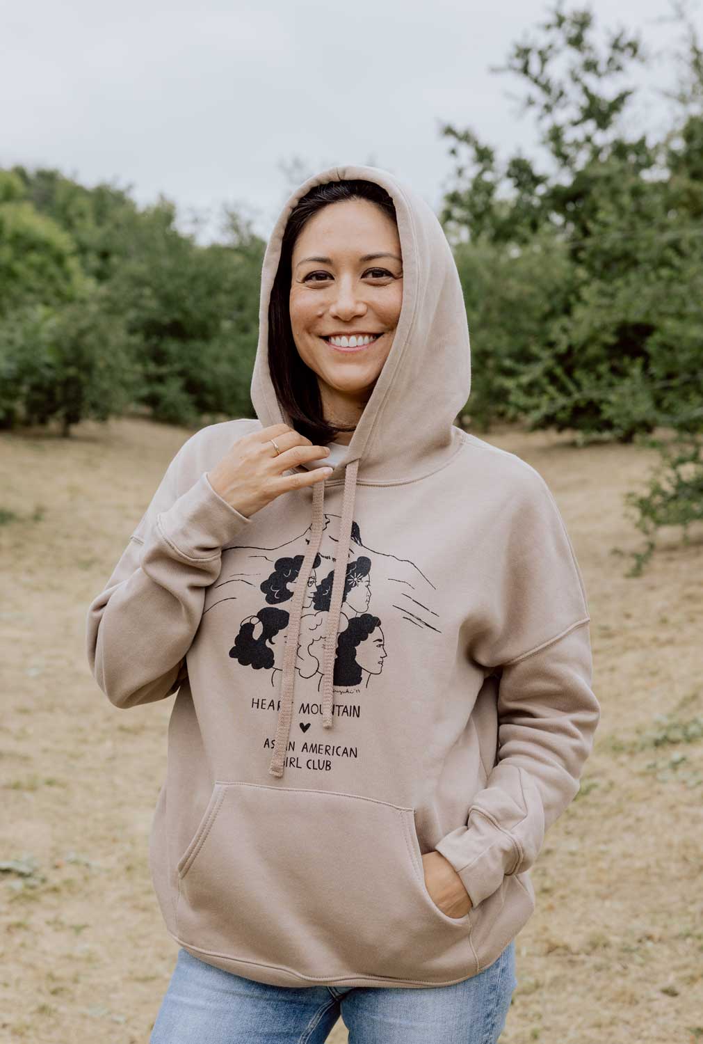 Heart Mountain Hoodie (Unisex) | Asian American Girl Club