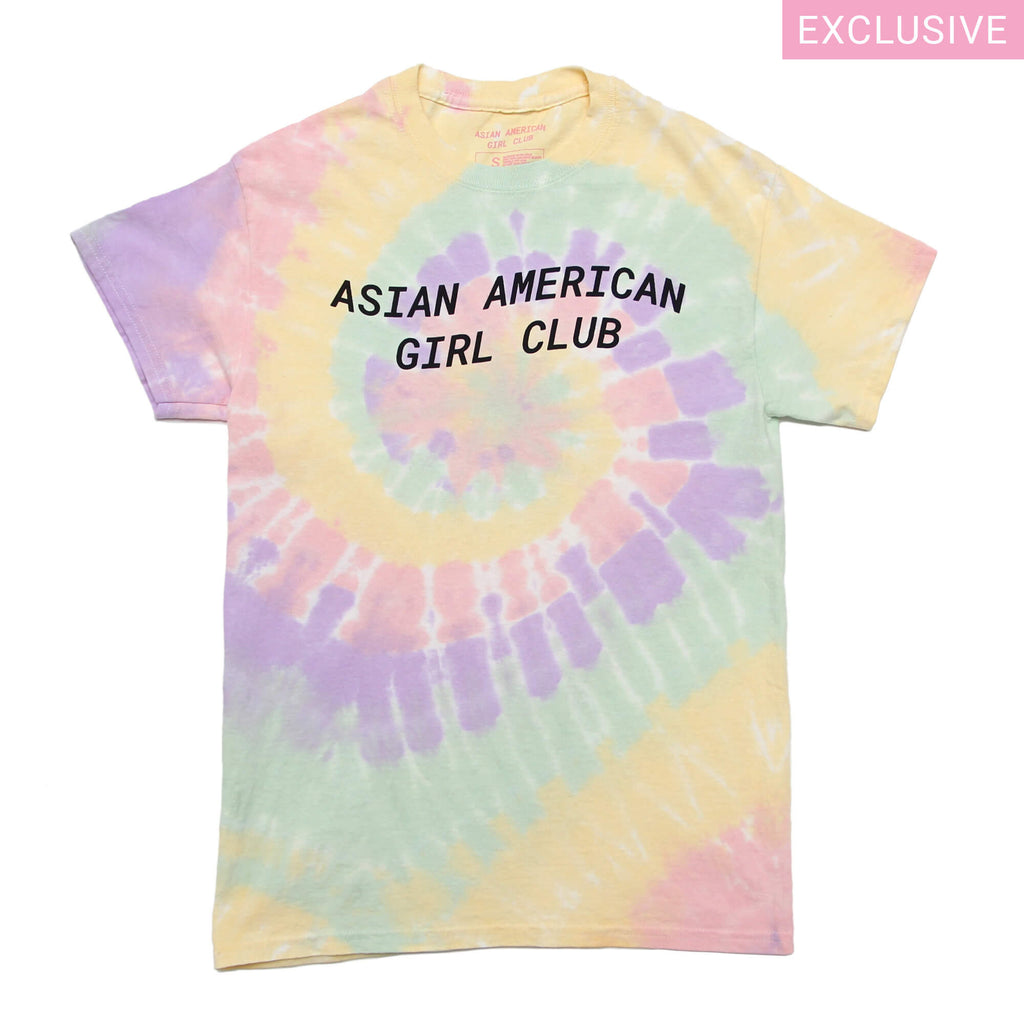 Asian American Girl Club Logo Tie-Dye Tee (Unisex)
